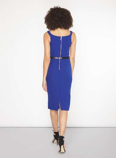 **Tall Belted Pencil Dress